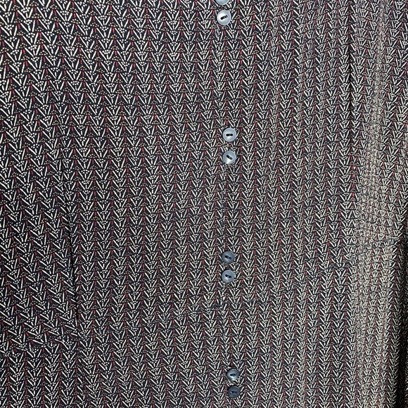 J.Jill 3/4 sleeve button front dress - Picture 7 of 7